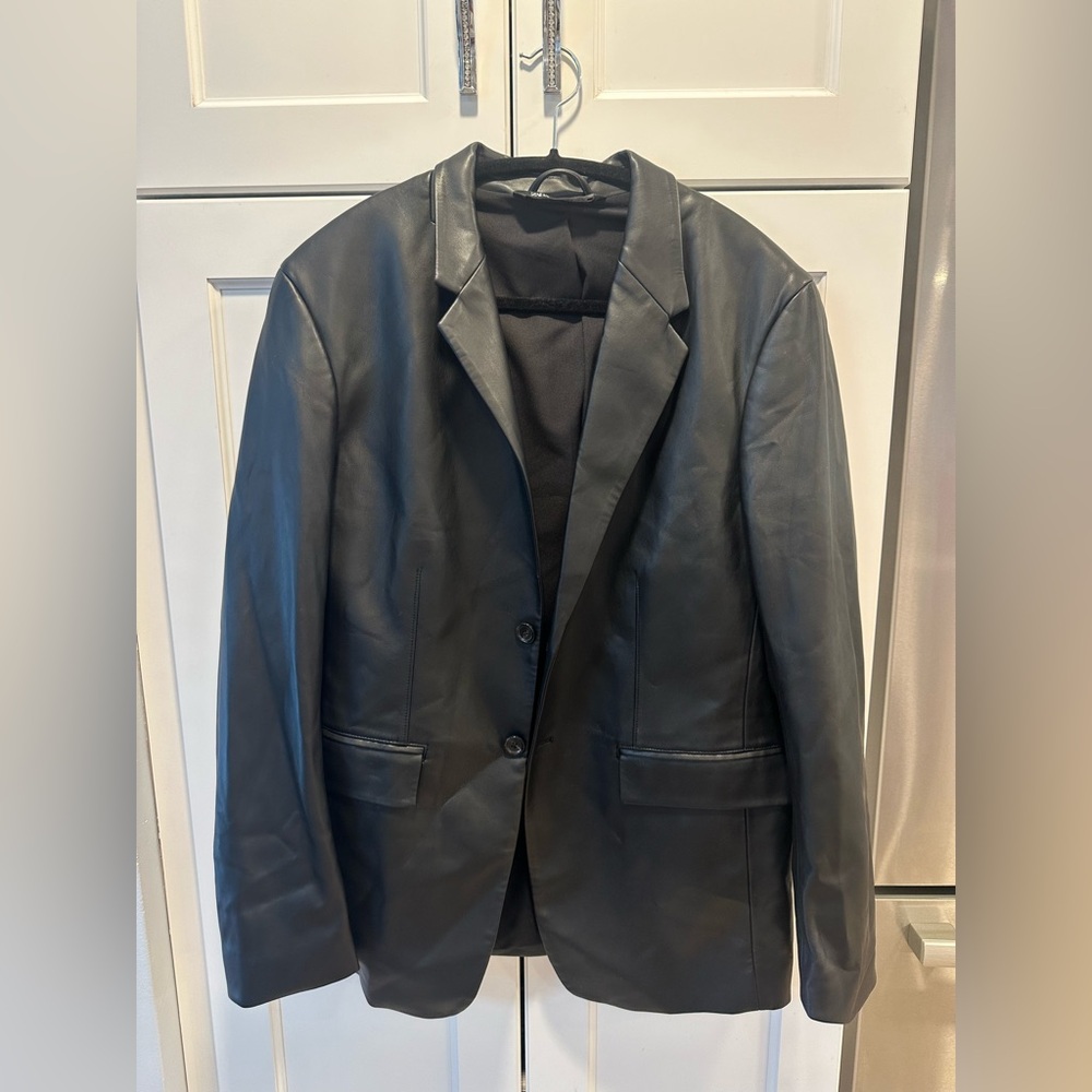 Zara Black Leather Jacket